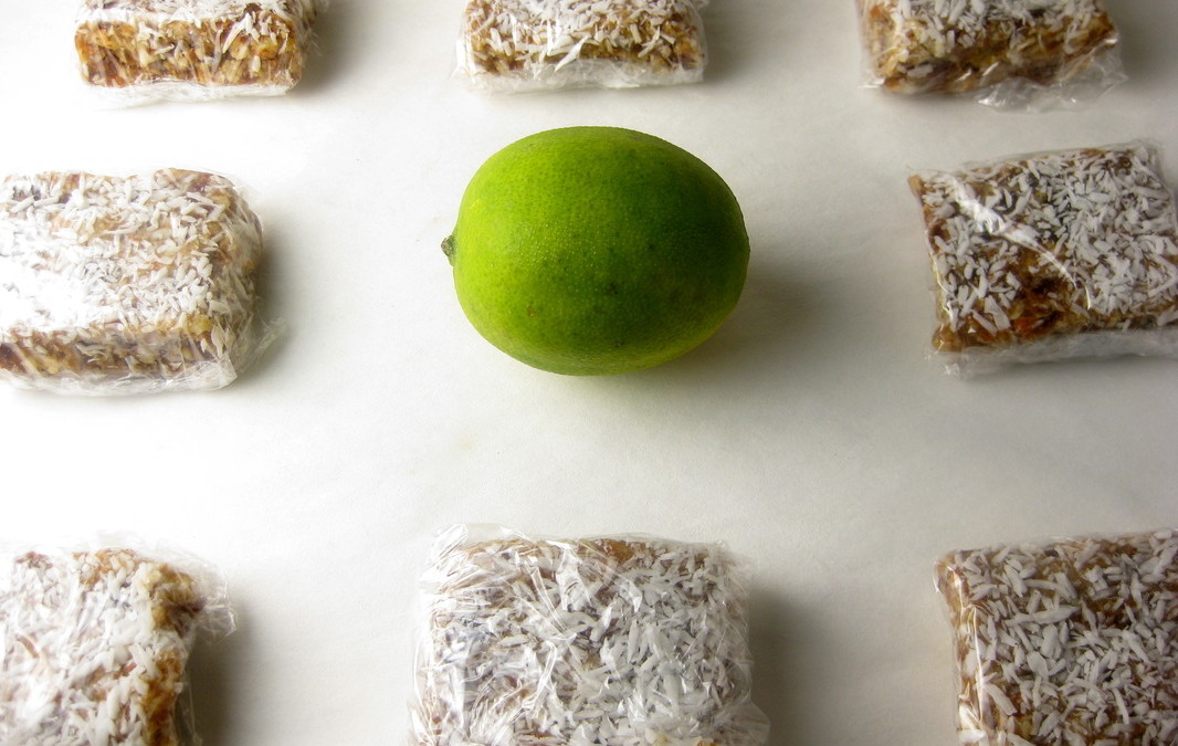 Coconut Lime Date Bars