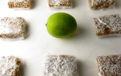 Coconut Lime Date Bars