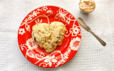 Cherry Amaretto Scones with Cream Cheese Frosting