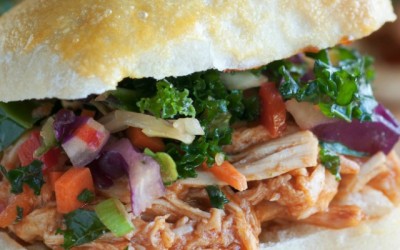 The Best BBQ Chicken Slider