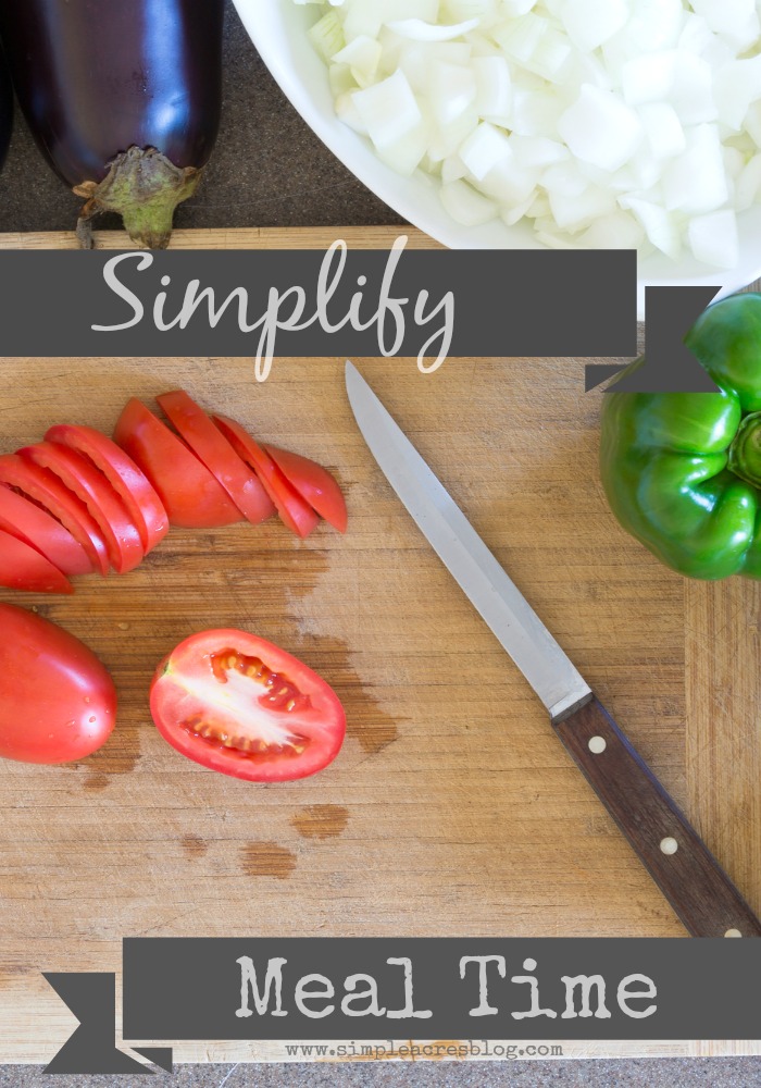 simplify meal time