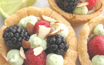 Berry Ambrosia Cookie Cups