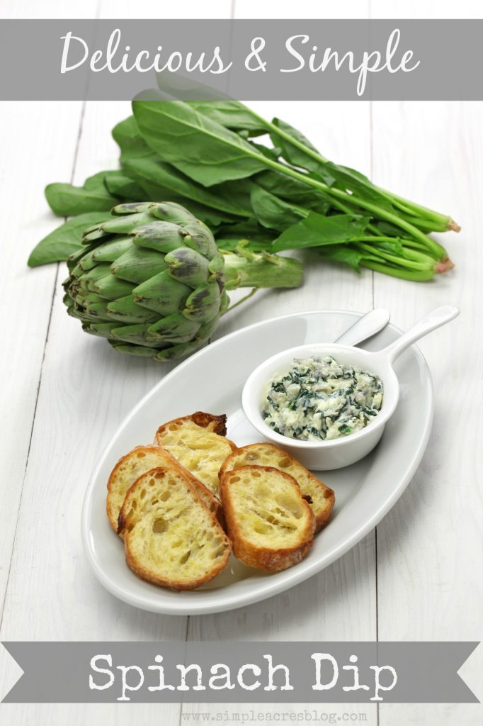 homemade spinach dip