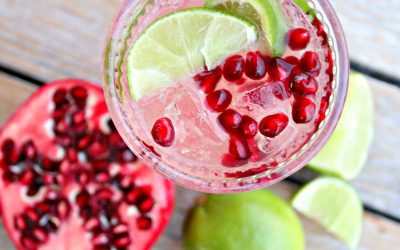 Pomegranate Lime Spritzer