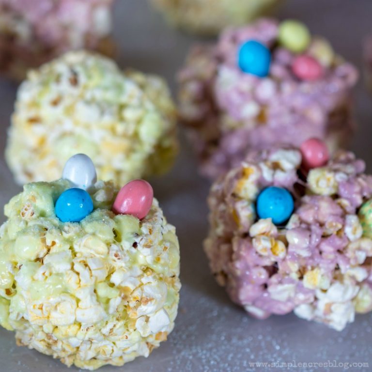 Peep Popcorn Balls Simple Acres Blog