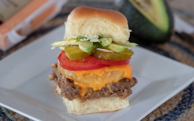 The Best Hawaiian Cheeseburger Slider