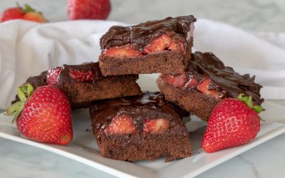 Chocolate and Strawberry Brownies