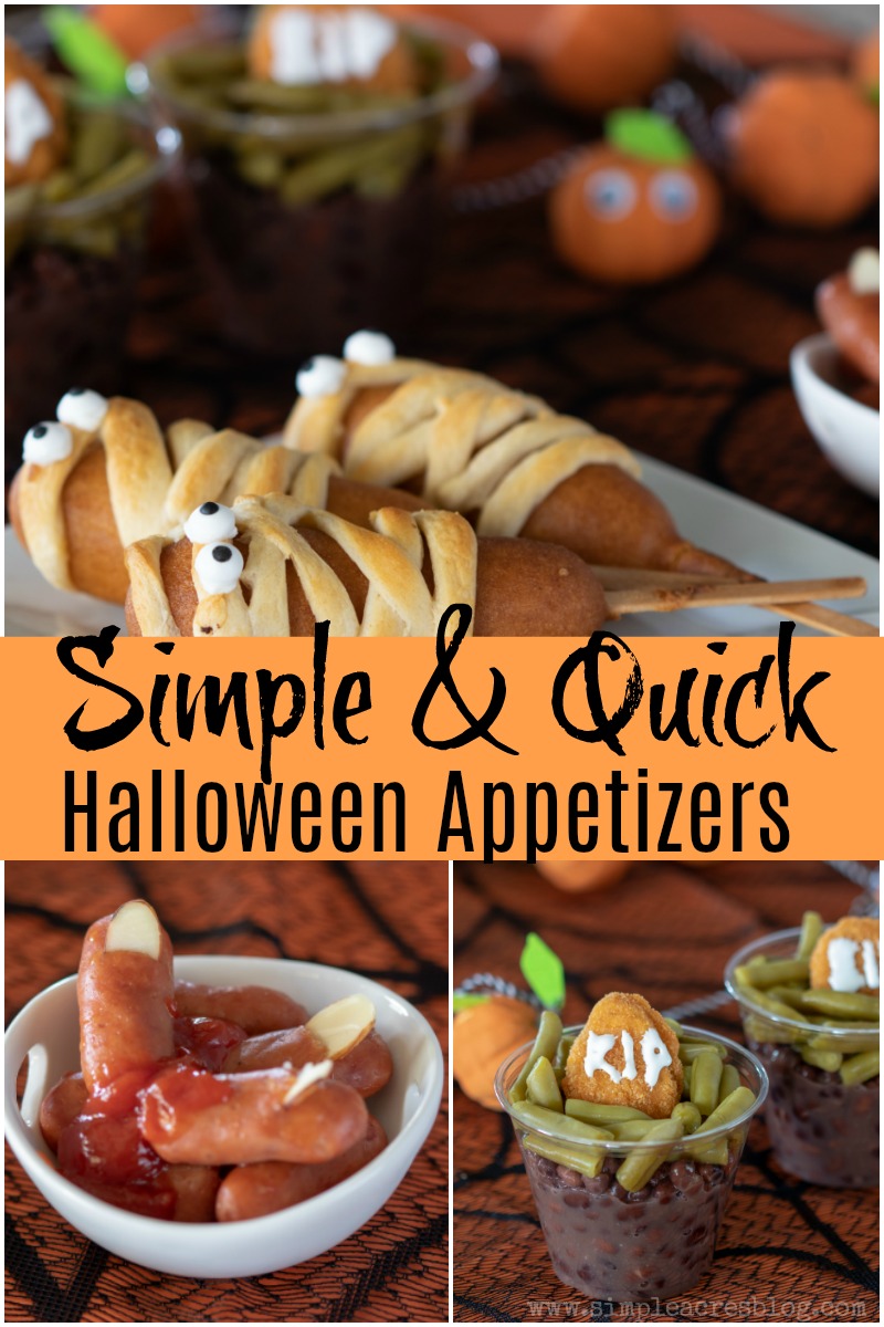 Simple and Easy Halloween Appetizers - Simple Acres Blog