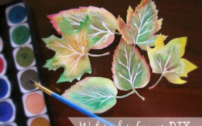 Watercolor Autumn Leaves